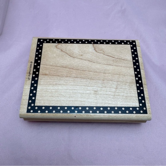 Stampin’ Up! Darling Dot Frame Rubber Stamp 🖊️ Scrapbooking Journaling Crafts - Picture 4 of 6